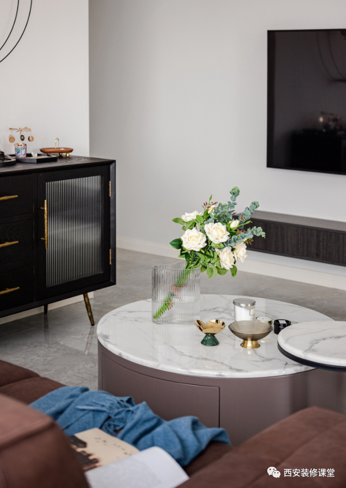 |120㎡三室婚房，小横厅实现大衣帽间和大厨房