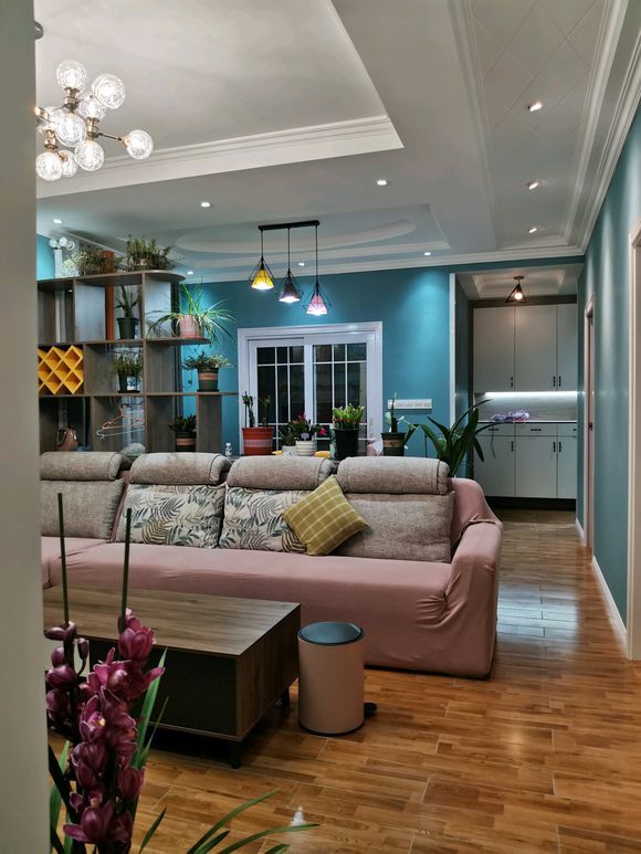 简易设计|新房完工了,墨绿色为主调,目前花18W,被橱柜颜色败笔了