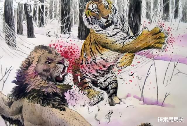 老虎|历史上10大狮虎斗真实死亡事件，互有胜负，其中2头老虎死得真惨