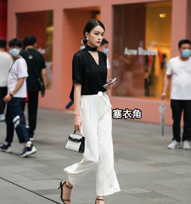 望江楼外楼|今夏流行“米色奶奶裤”，专治腿粗、胯宽，下半身胖的女生都学学