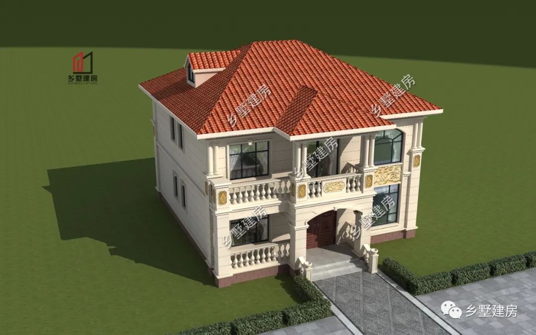 享受生活从盖房开始,精致二层小洋房,合理布局好设计