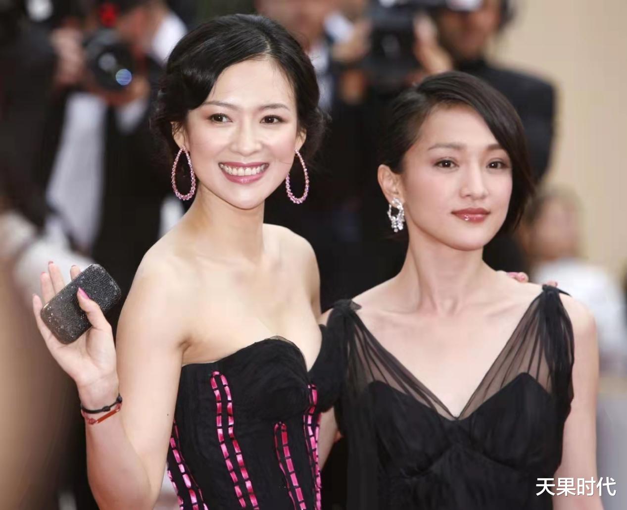 章子怡|周迅章子怡同框真惊艳，同穿黑裙风韵不同，40+的女性气质就是好