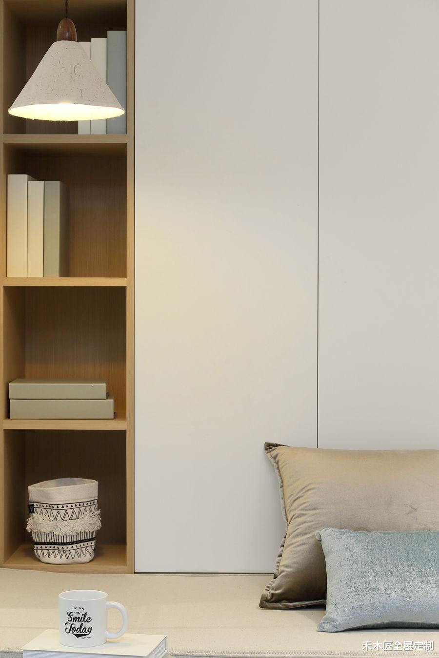 禾木匠全屋定制 90㎡超强收纳设计，套二变套三，营造简约宜居氛围！