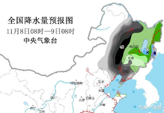 北方雪最强时刻,3省区特大暴雪,江南华南开始降温,秋转冬?