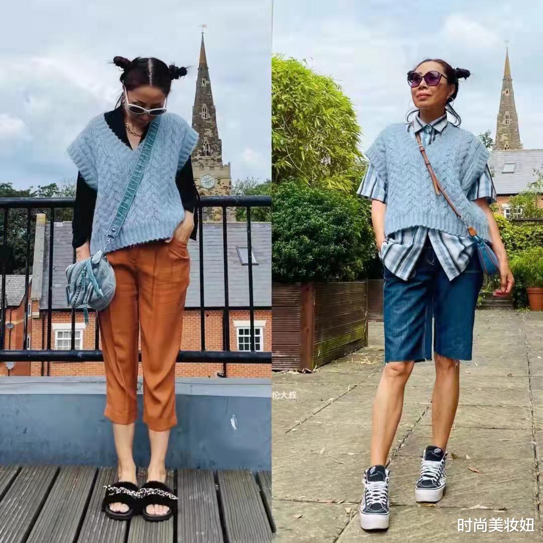 时尚美妆妞|58岁也能化身时髦精，这位奶奶太会穿了，58岁比28岁还要美