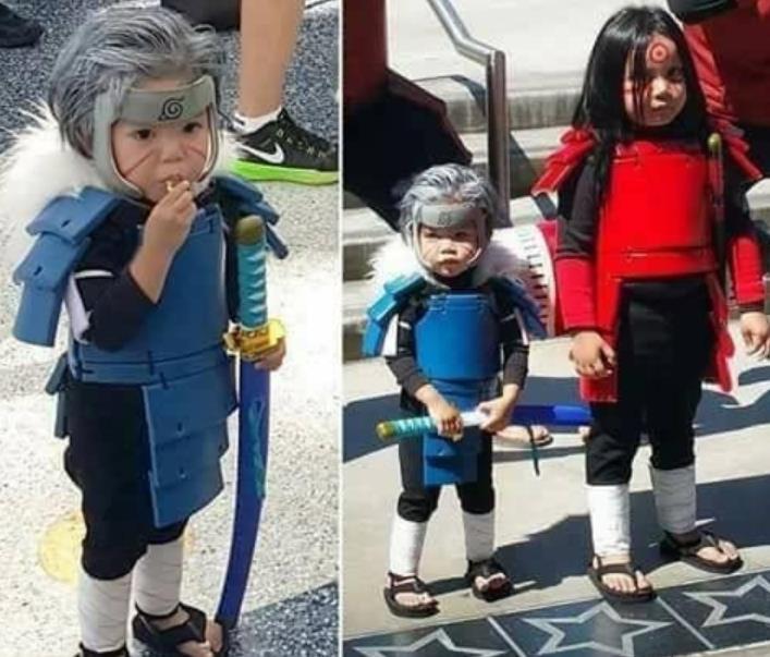 |回头率超高的小学生COS，单纯可爱惹人怜，网友：不出道可惜了