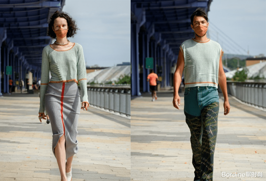 Bordine聊时尚|Eckhaus Latta 2021春夏，尽管身材不完美，但是却不影响美得时尚