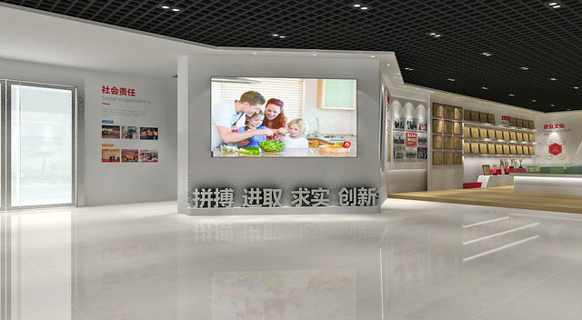 展馆设计要根据展品的类型来拟定空间视觉效果的冷暖