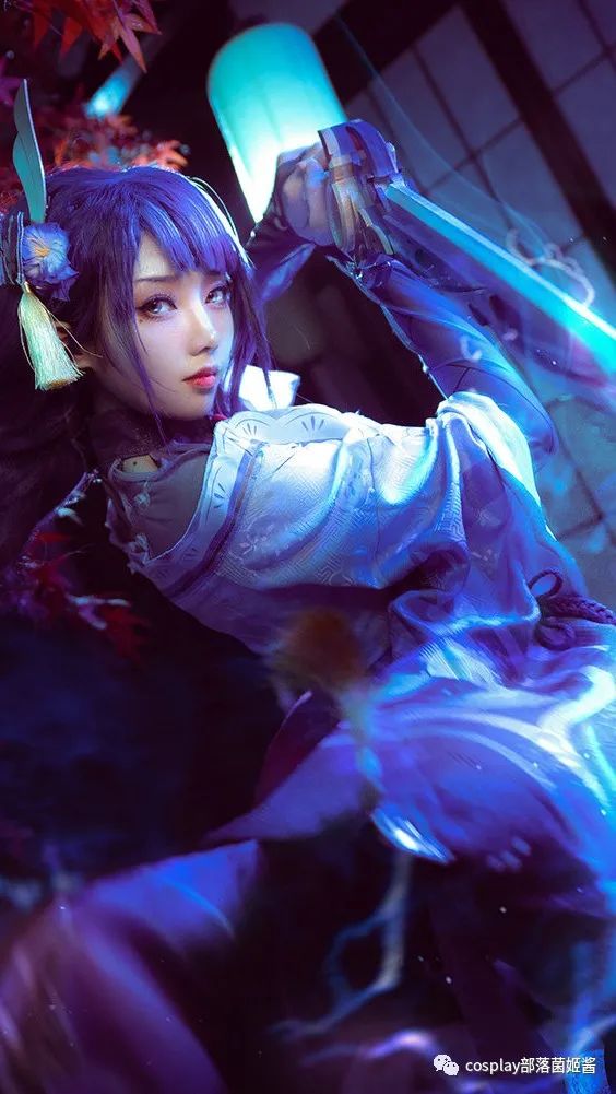|cos：原神雷电将军cos正片@走路摇