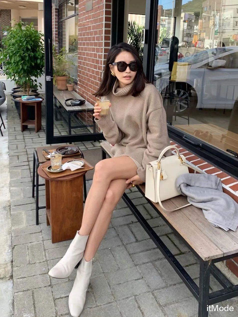 itMode|针织衫+半裙=秋天最养眼混搭CP，显瘦又高级！
