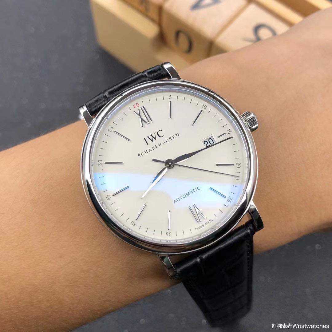 刻腕表者Wristwatches|AF厂万国柏涛菲诺白盘复刻表细节工艺详解!