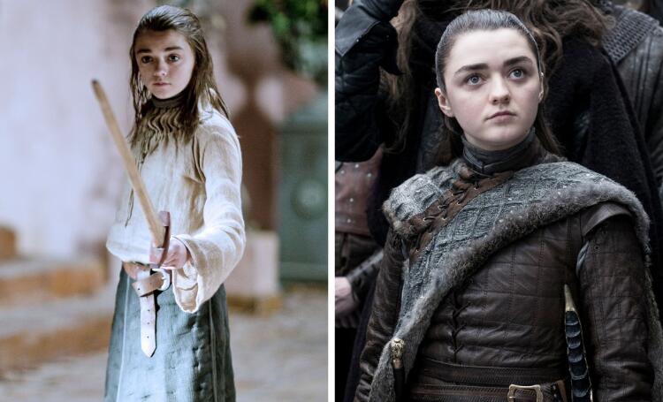 权力的游戏|《权力的游戏》主要演员第一季和第八季对比