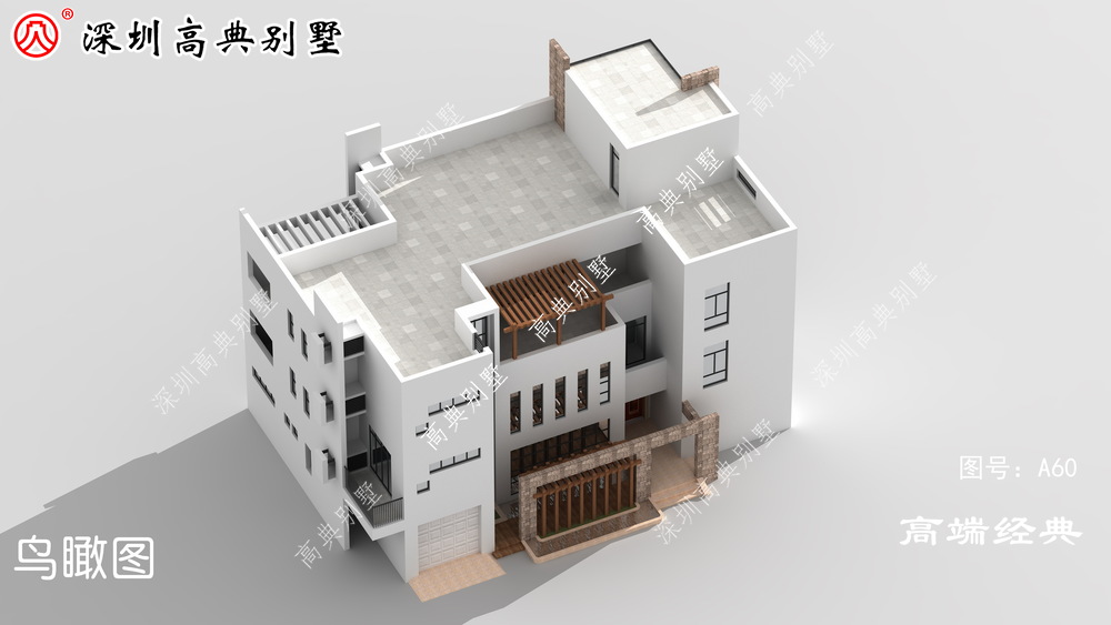 现代风格外观时尚,新颖,农村自建别墅新面孔