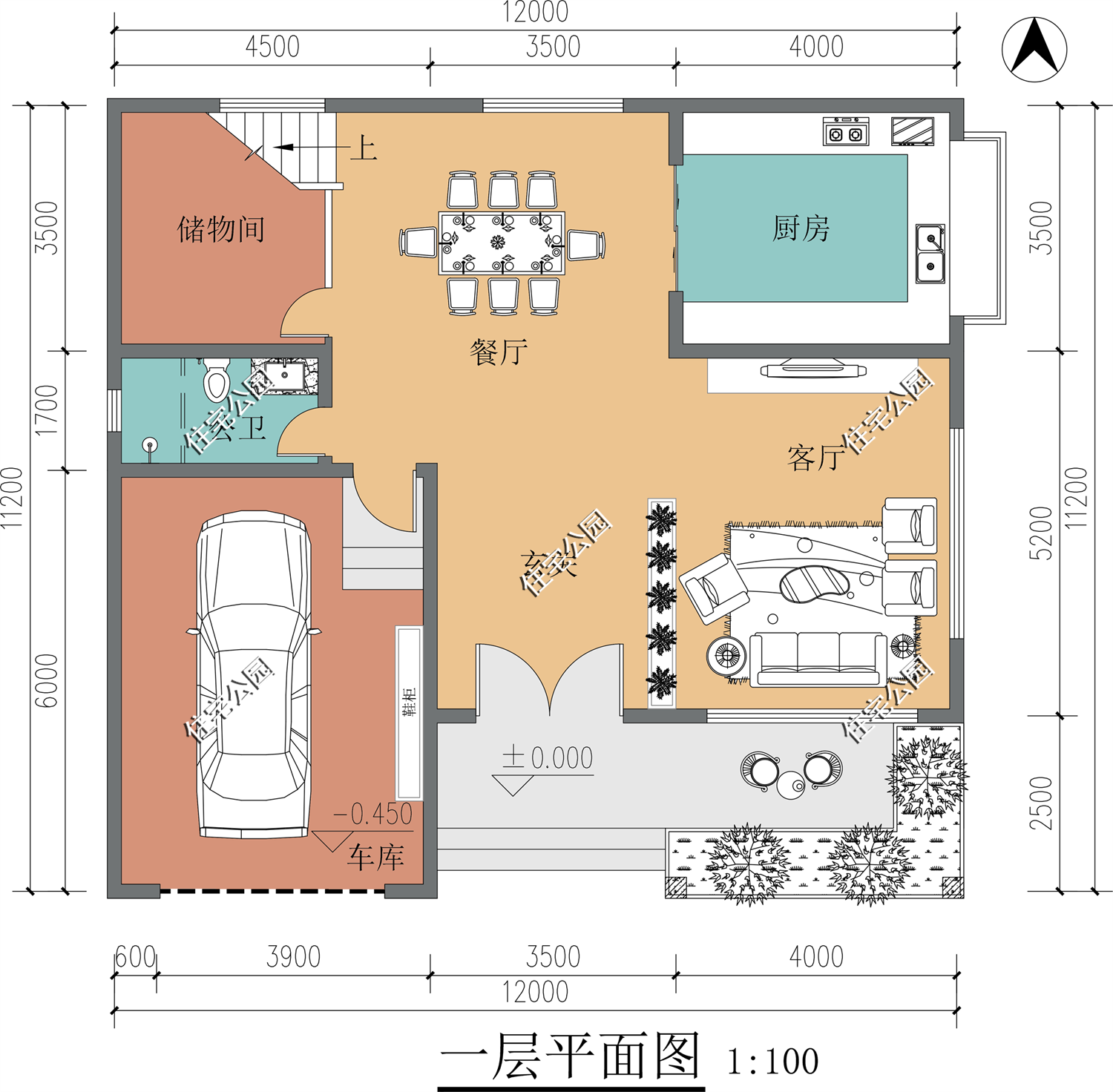 |备受农村人喜欢的现代别墅,挑空客厅配大露台,38万的造价就能盖