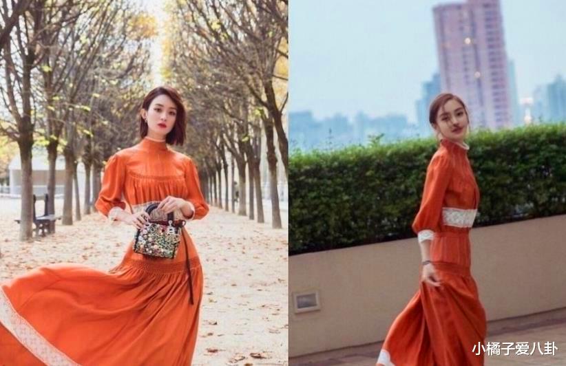 赵丽颖|当杨颖撞衫赵丽颖6次，网友：对比尽显尴尬，一个像仙姑，一个像村姑