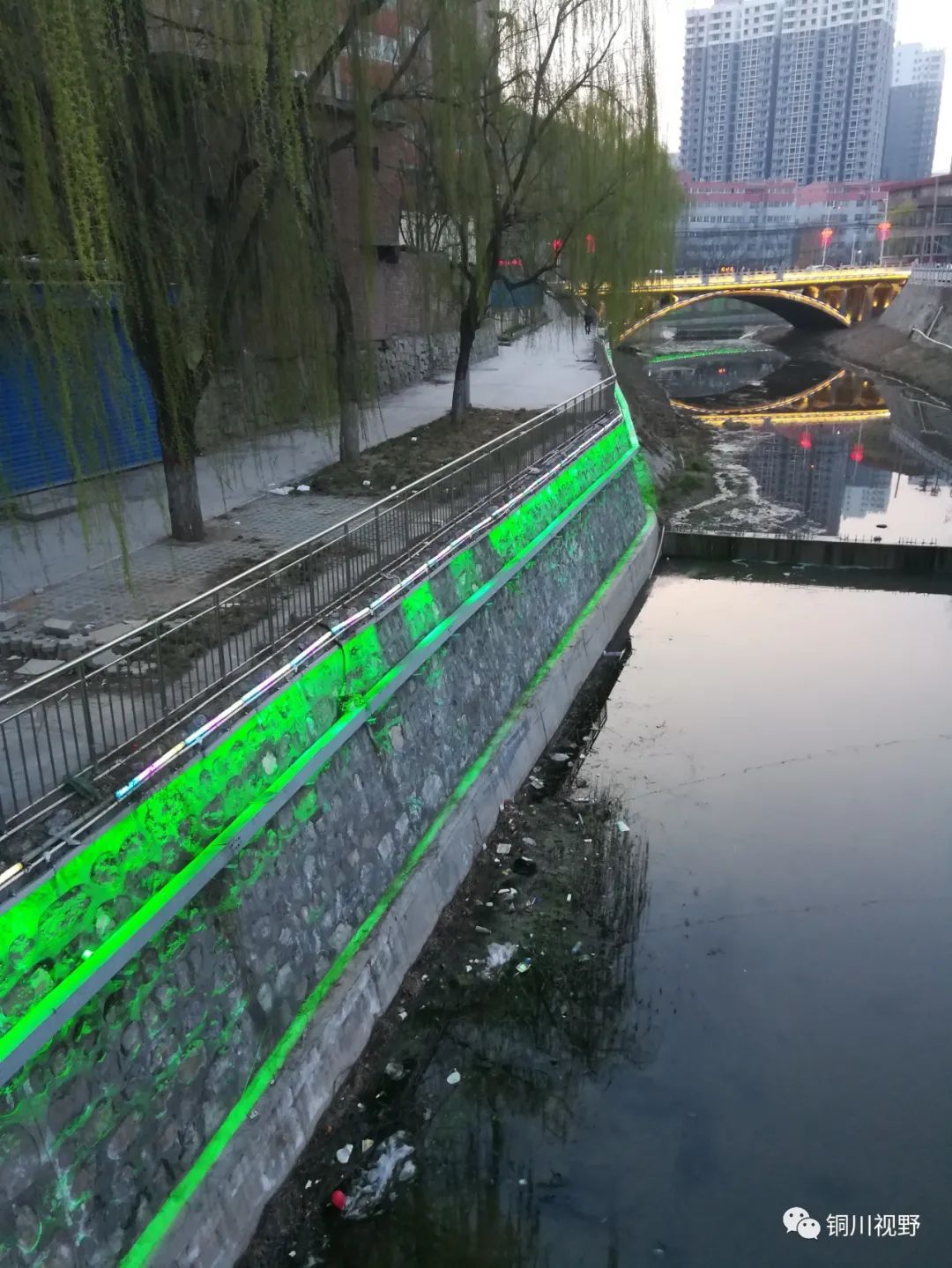 铜川 铜川老区川口的夜色令人陶醉