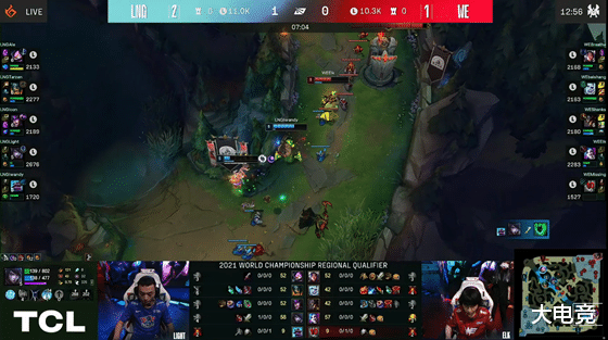 lng|LOL-LPL：Tarzan奥拉夫横行野区悍勇冲阵，LNG 3-1战胜WE挺进S11