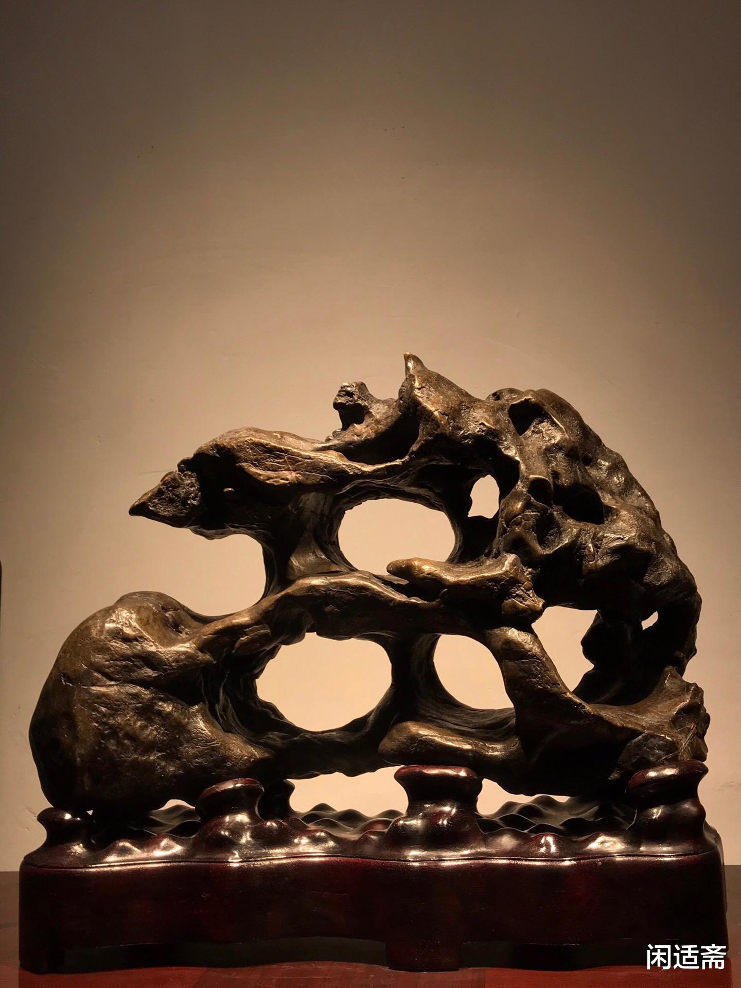 太湖石|文人赏石，太湖石，嵐烟