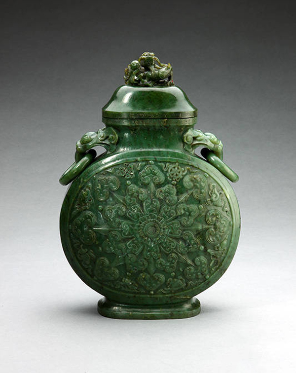 |清宫造办处的仿古玉器为什么要用碧玉？这一秘密竟藏在青铜器中