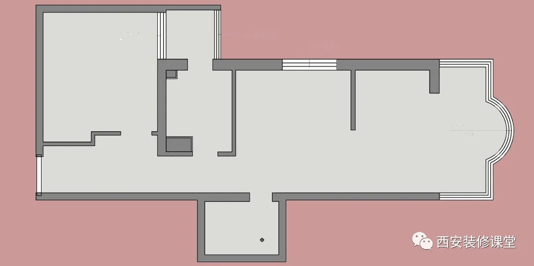 60㎡两室变一室，让家更明亮通透
