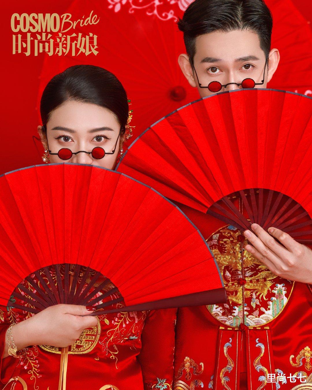 马可|马可婚纱照曝光，老婆挺孕肚身材发福，正脸曝光模样大气长相高级