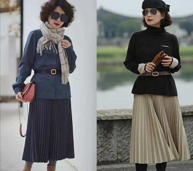 静静时尚达人 这才是50岁女人的深秋穿搭，这22套优雅不易撞衫，显贵显气质