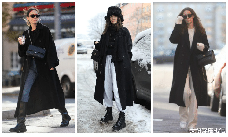 大衣|职场穿搭新思路:哪怕都是黑白灰,3招穿出大不同