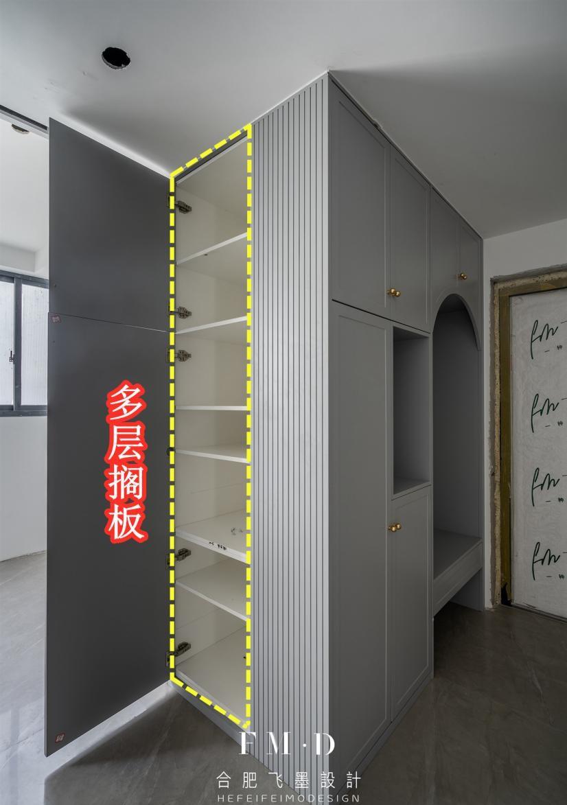 |大户型如此任性，装2.3米双面柜打造“双玄关”，小户型也可以学