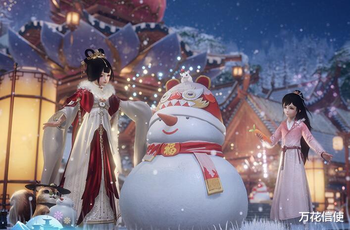 剑网3|你在冬天玩什么？我在剑网3参加冰雪节！堆雪人打雪仗统统都有！