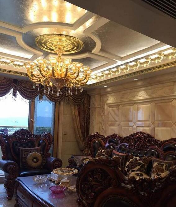 晒晒我家220平别墅,一个吊灯花了20万,你们见过这么豪华的吗?