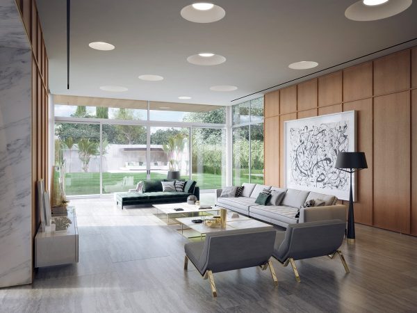 |轻松舒适的元素：加州时尚现代豪宅设计