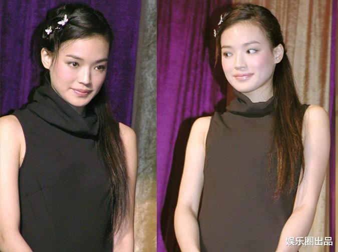 舒淇|舒淇早期的工作照被扒，穿无袖长裙涂粉色唇彩，造型太甜引起热议