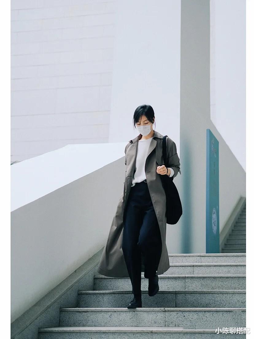 小陈聊搭配|小个子穿“风衣”，为什么建议配裤子而不搭裙子？关键在这