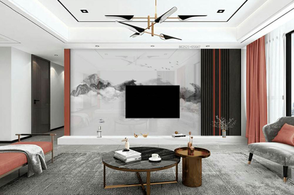 |超高颜值的设计——新中式整体，2021年背景墙流行新元素