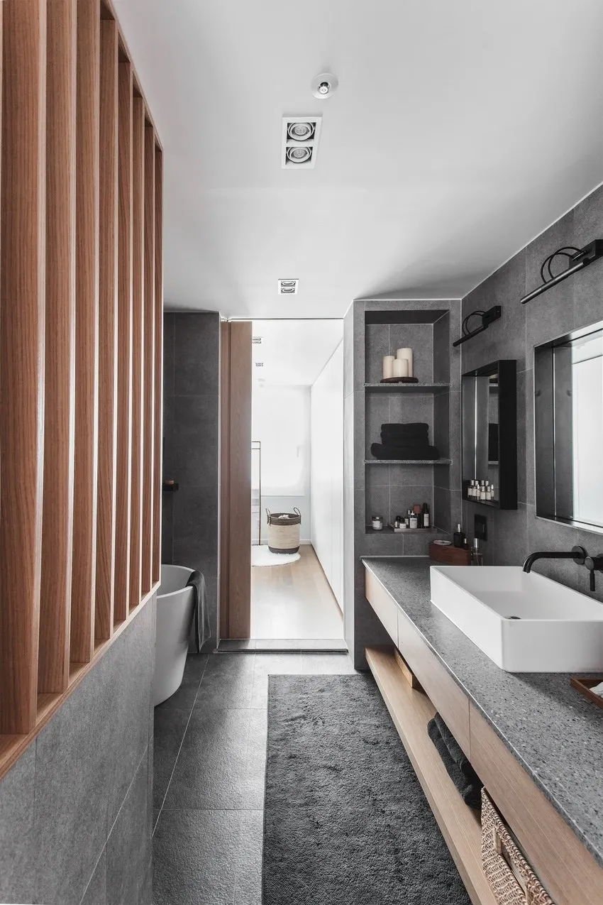 130㎡二手房改造,打造多功能极简大宅