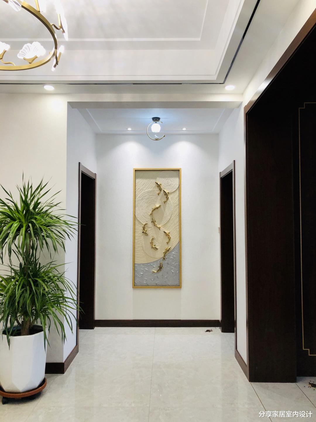 分享家居室内设计|爸妈眼中的新中式新房终于完工，温文尔雅，倍有面子，很期待入住
