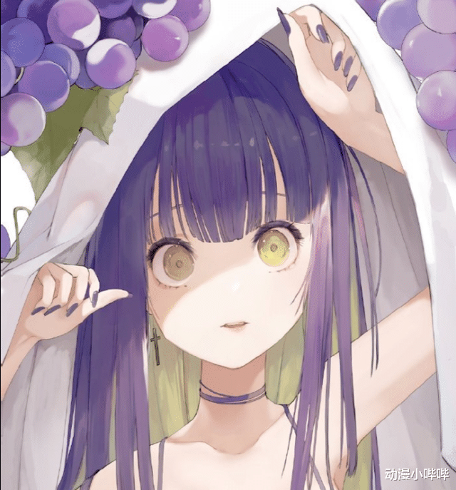 画师|JK画师将水果“拟人化”变成萌妹子，橙子俏皮可爱，葡萄一脸萌呆