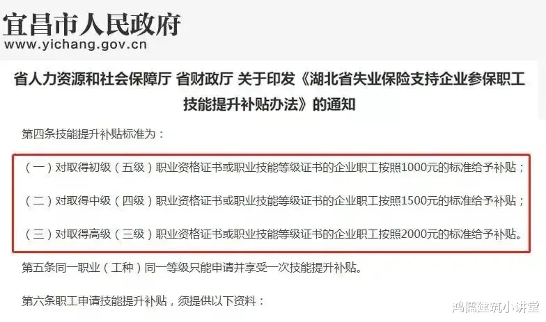 人社局|每人1500元,每年可领3次!人社局发布证书补贴公示!