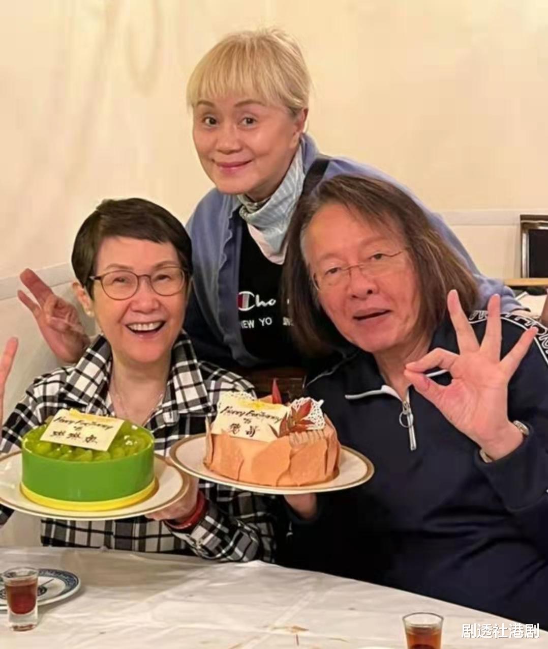 李琳琳|恩爱如昔！香港知名老戏骨73岁生日获老公献吻，早年曾战胜大肠癌