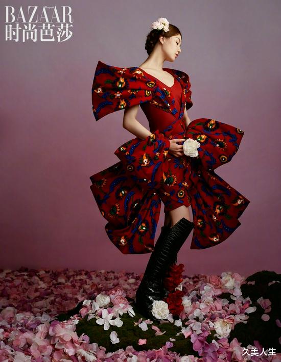 刘诗诗|刘诗诗牡丹花间大片灿若春华 演绎清纯脱俗之姿