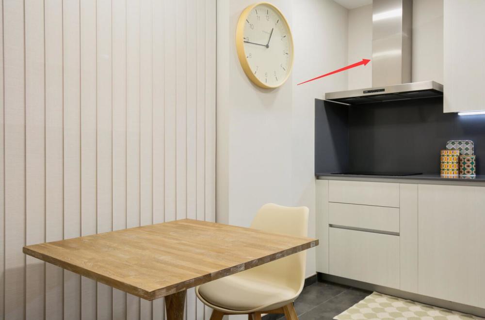 怪不得朋友要把灶台上的吊柜拉高15公分,一般人想不到,太人性化了!