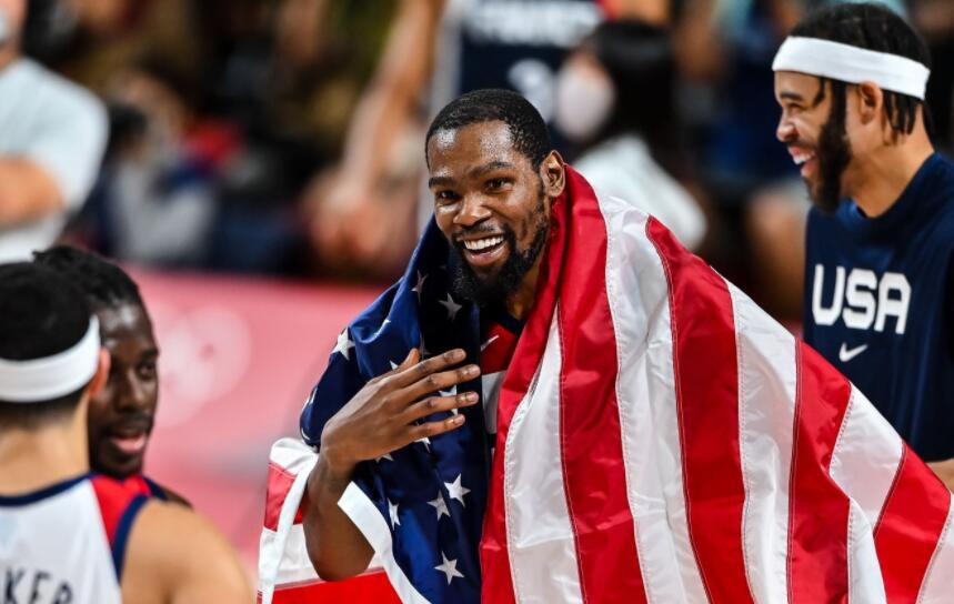 女篮|杜兰特当选MVP！奥运会男篮最佳阵容出炉，5名球员全效力于NBA