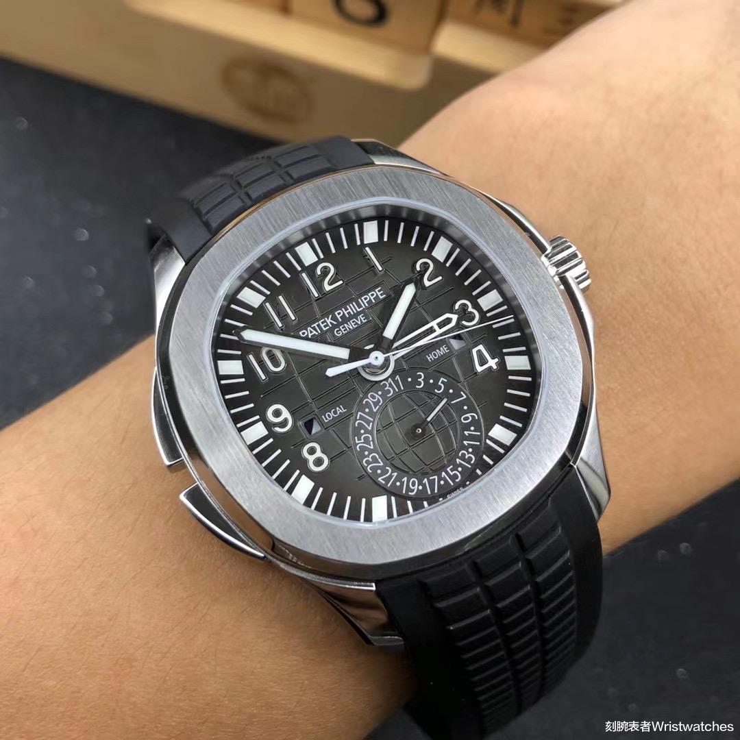 刻腕表者Wristwatches|ZF厂百达翡丽手雷Aquanaut5164白盘复刻表会一眼假吗？