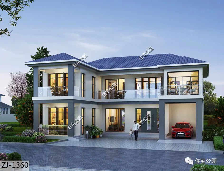 精选图库：10套带地下室的农村户型图