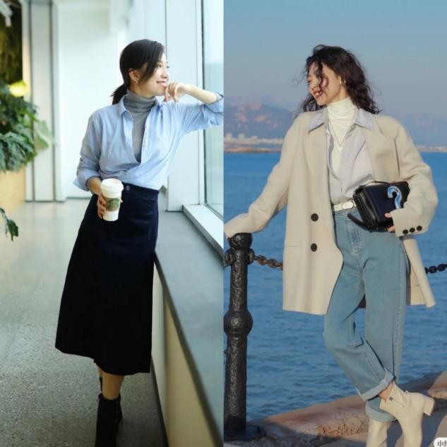 江南小蚂蚁 秋冬衣柜里一定要有这件单品，高领衫显瘦又保暖，今年必须安排上