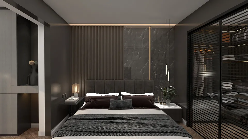 3房改两房的高级轻奢风,这位业主太会享受了...