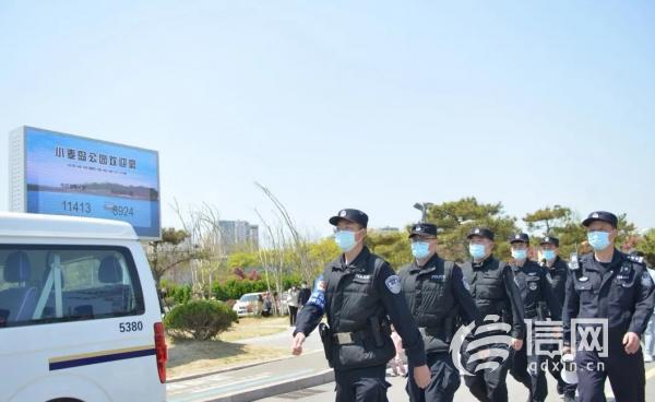 青岛信网 三警联动 崂山公安护航网红打卡地小麦岛