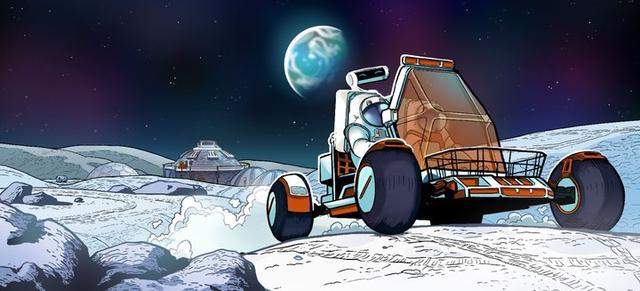 细胞分裂 NASA 发布首部交互图像小说，和机器人、宇航服、月球前哨面对面