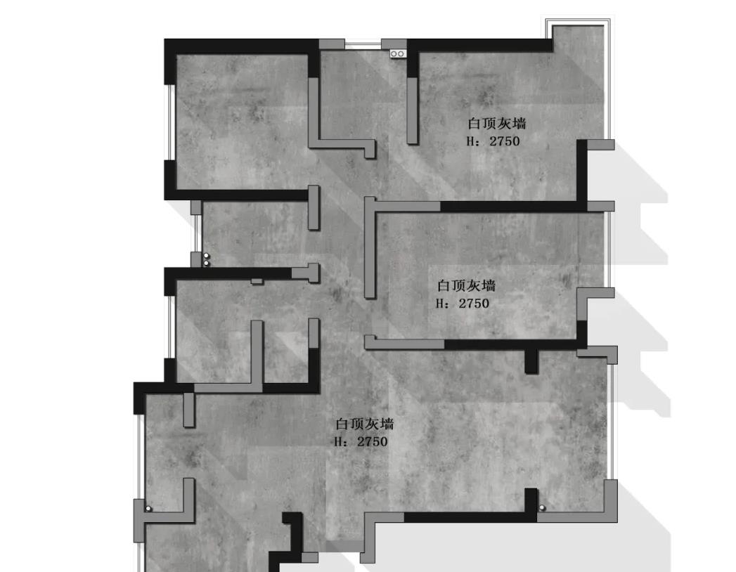 大大的收纳空间,黑白灰足够的设计感,这套126㎡婚房咋住都不过时