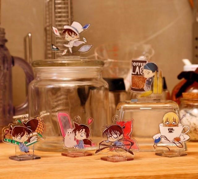 二胎妈妈笑笑|名侦探柯南迷你Q版周边,怪盗基德走钢丝,安室透躲咖啡杯里